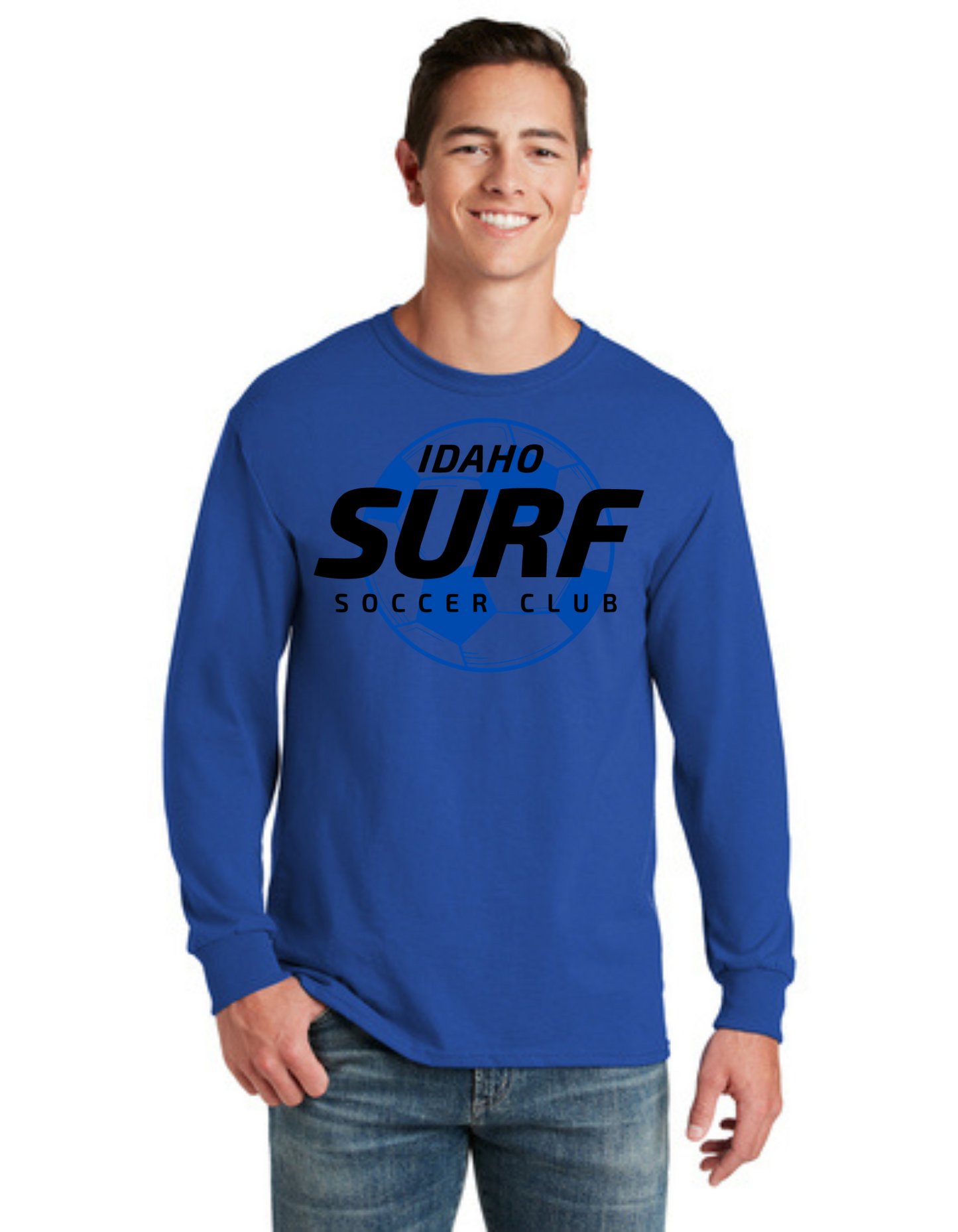 Sideline Adult Long Sleeve Shirt - Soccer Ball