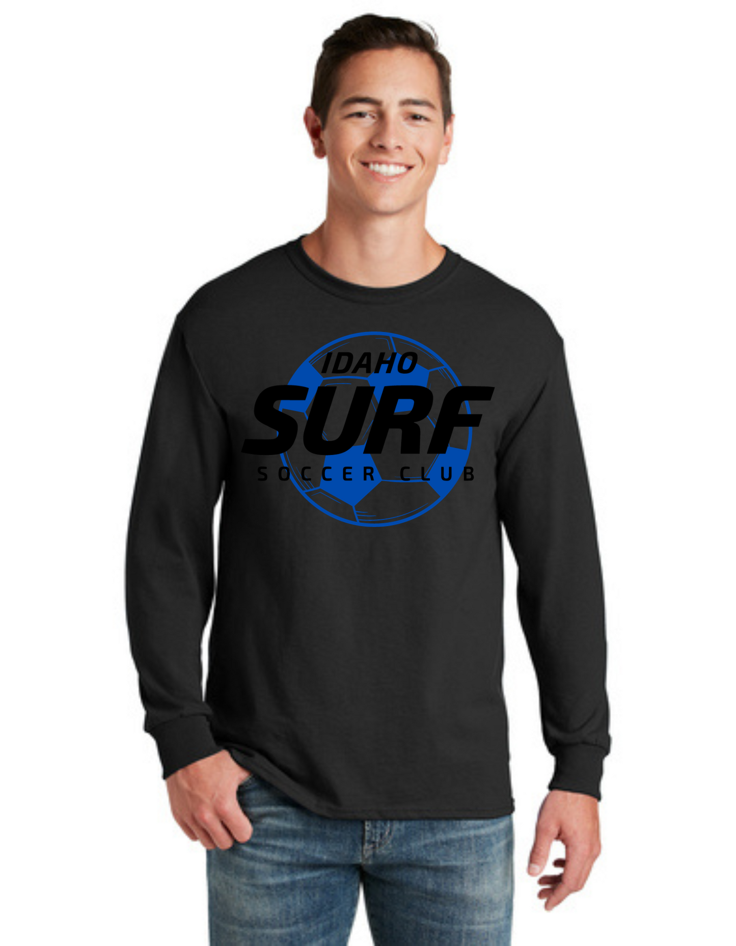 Sideline Adult Long Sleeve Shirt - Soccer Ball