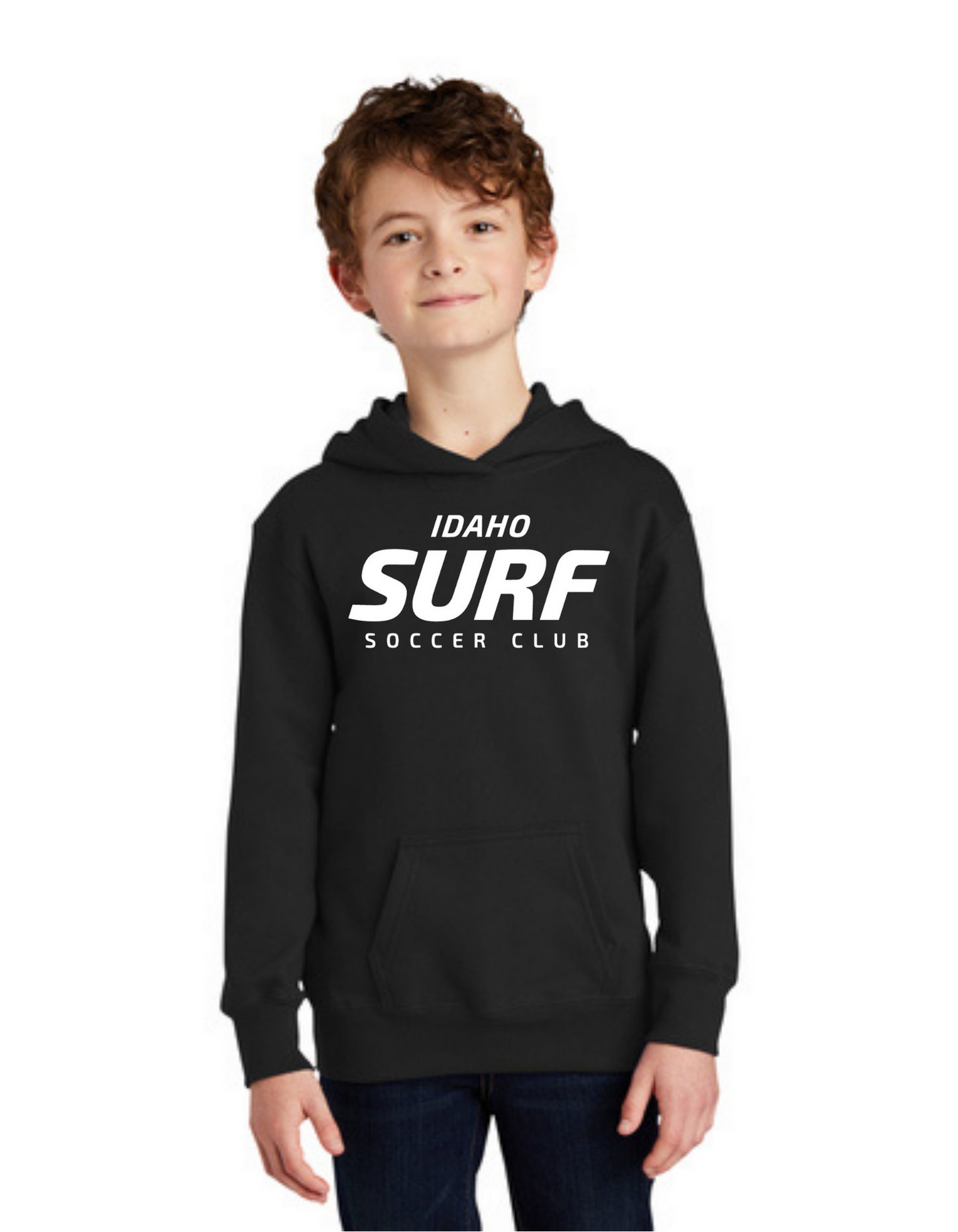 Sideline Youth Hoodie - Surf Soccer Logo