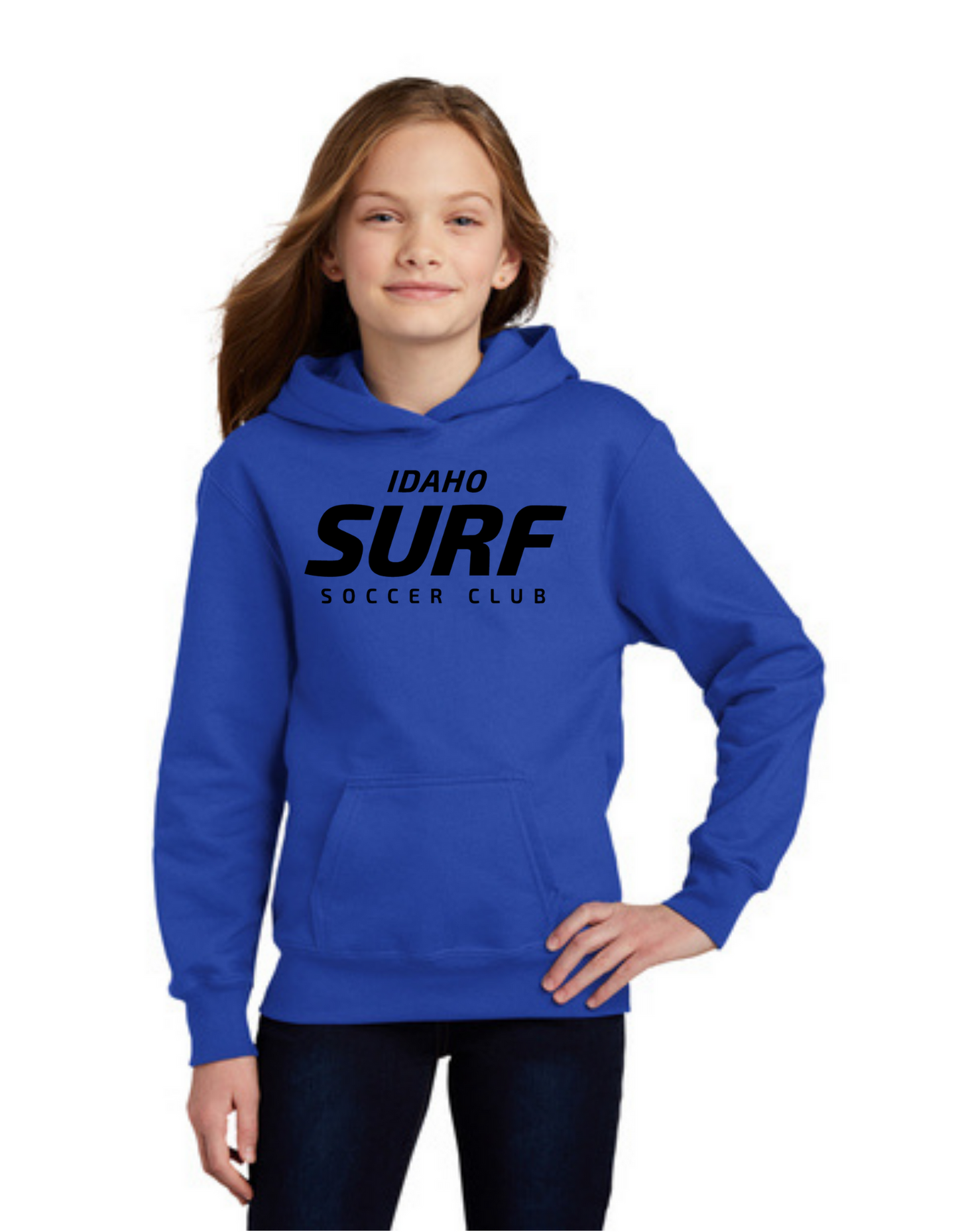 Sideline Youth Hoodie - Surf Soccer Logo