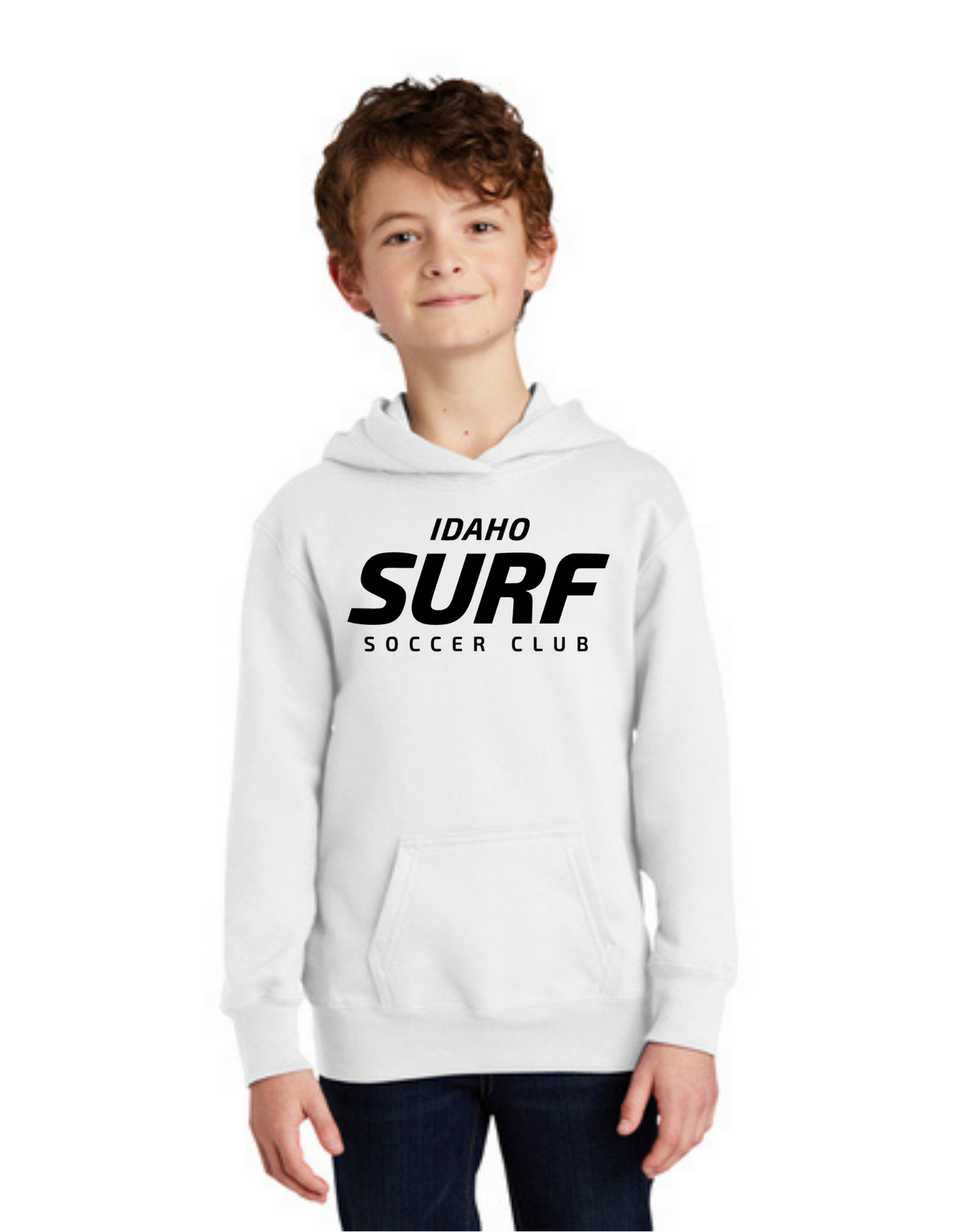 Sideline Youth Hoodie - Surf Soccer Logo