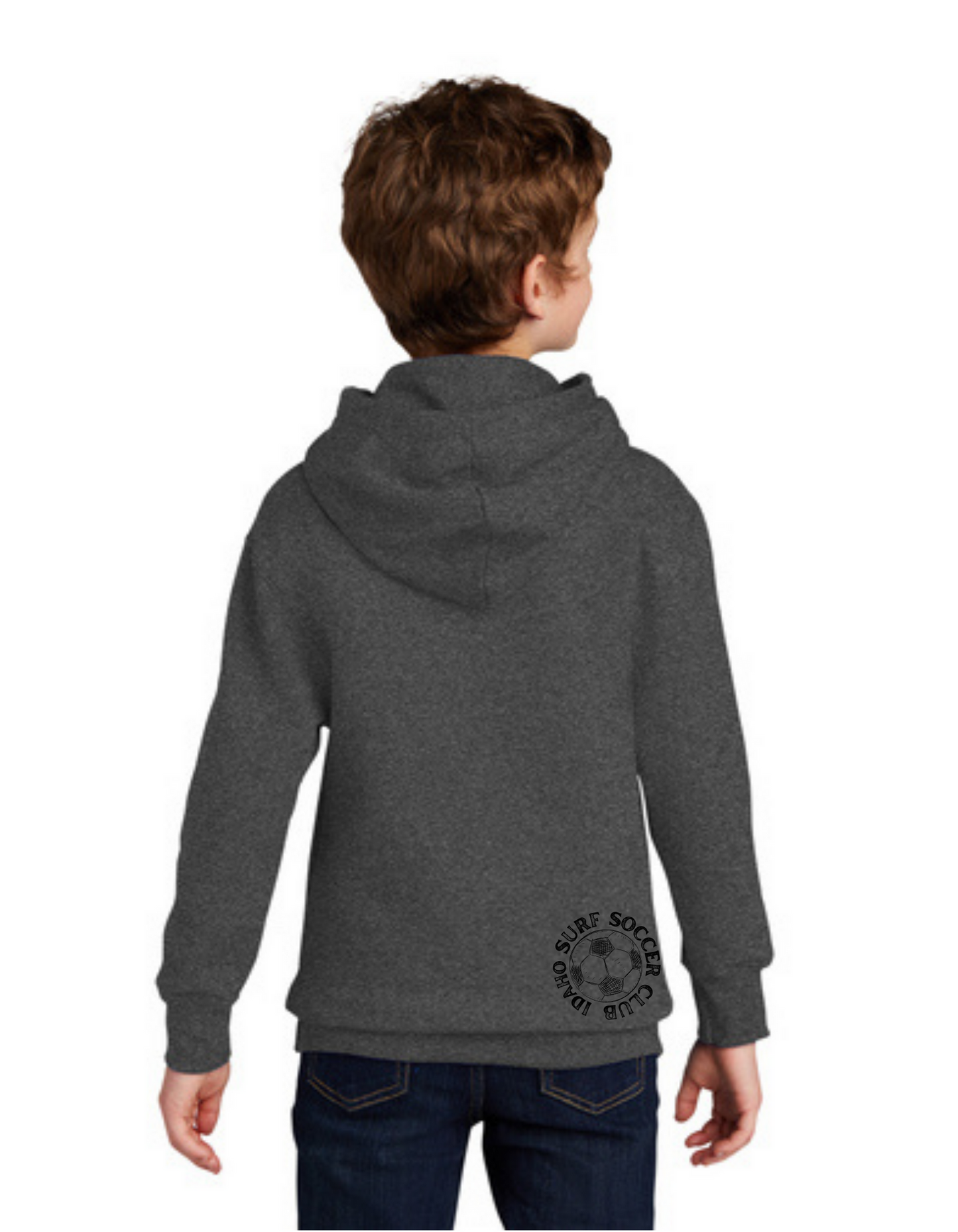 Sideline Youth Hoodie - Surf Soccer Logo