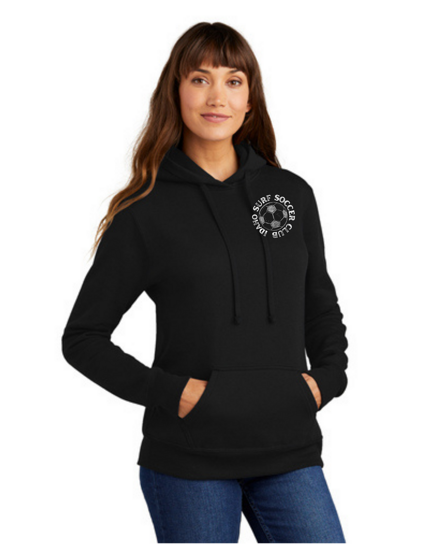 SideLine Womens Hoodie - Soccer Ball